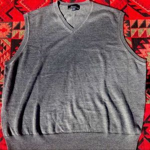 Faconnable Mens XXL Grey Sweater Vest